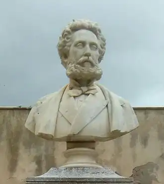 Formal portrait of Count Agostino Sieri Pepoli.