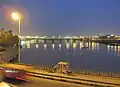 Karun River at night