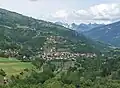 High elevation: the village of Aime