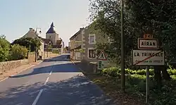 The road into Airan
