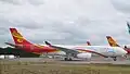 BrandHK printed on a Hong Kong Airlines Airbus A330