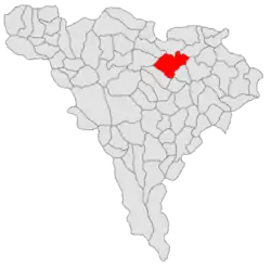 Location in Alba County