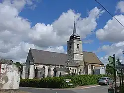 The church of Aix-en-Issart