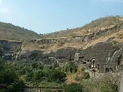Some of the 29 Ajanta Caves