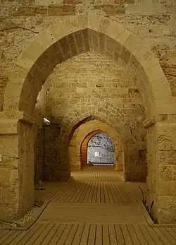 Underground Crusader city in Acre