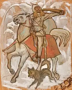 1897 sketch of the work by Gallen-Kallela