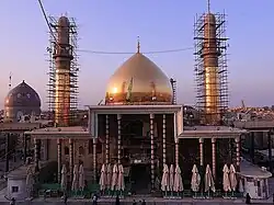 Al-Askari shrine in 2017, partially rebuilt after the bombings