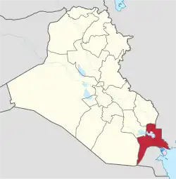 Potential location of the Basra Region.