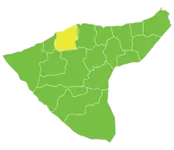 Al-Darbasiyah Subdistrict in Syria