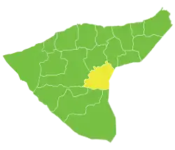 Al-Hawl Subdistrict in Syria