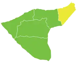 al-Malikiyah District in Syria