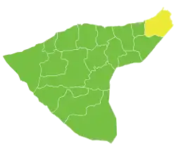 Al-Malikiyah Subdistrict in Syria