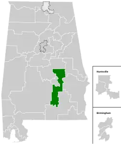 Map of the district