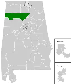 Map of the district