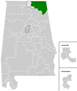 Map of the district