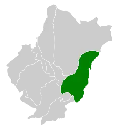 Location of Baljurashi within Al-Baha Province