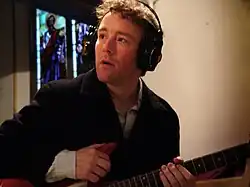 Sparhawk in 2004 recording at Sacred Heart in Duluth
