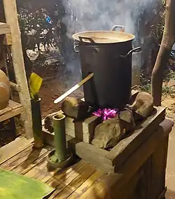 Traditional tools in the making of montoku