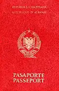 1991 Albanian passport