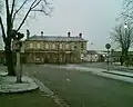 The station in the snow, January 2007.