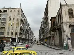 Abdel Menem Riyad street ends up with Sabaa Bahrat square