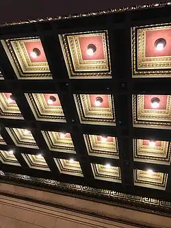 Ceiling inside auditorium