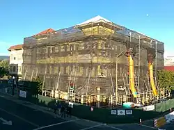 Renovations underway in May 2015