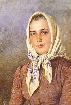 The Milkmaid, 1892; Russian Museum, St. Petersburg, donated in 1898 by Princess Maria Tenisheva[6]