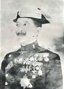 A black-and-white photograph of Alfonso Martín Garrido