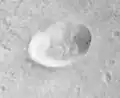 Oblique view of Alfraganus from Apollo 16 Metric Camera