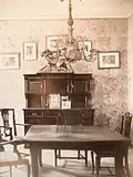 The dining room at Le Plantier de Costebelle, preserved in its original state by General Marius Daille, 1930.