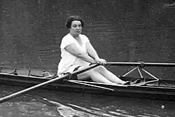 Portrait of Alice Milliat, French sportswoman.
