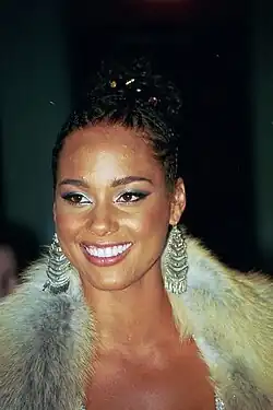 Image 62Alicia Keys was the best selling female R&B performer of the 2000s. (from 2000s in music)
