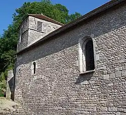 The church of Saint-Léger exterior