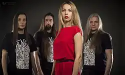 Alkonost after show in S.-Petersburg, April 2023