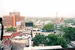 Civil Lines and neighbourhood skyline of Allahabad Metropolis