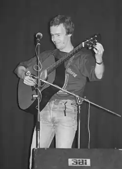 Taylor on stage in 1981