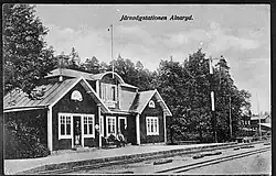 The former railway station of Alnaryd