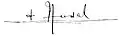 Alois Karl Hudal's signature
