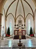 Altar during Advent