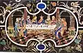 Altar frontal of the central altar: The Last Supper