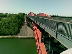 View across the bridge from the southern side