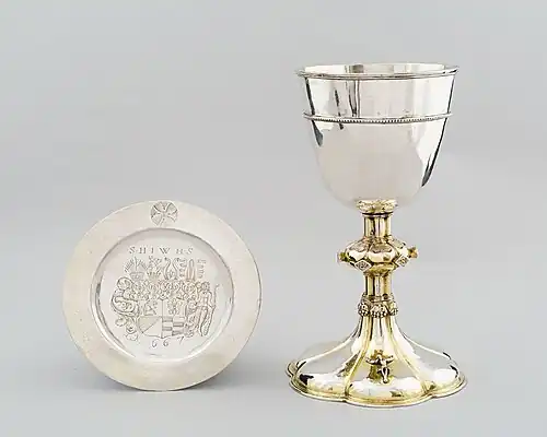 Altar set in Sønder Nærå Church.