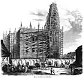Construction of the New Altstadt Church, 1844