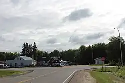 Intersection of County Rd 13 at Hwy 46 (Avenue of the Pines Scenic Byway)