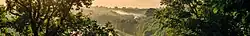 Panorama of Alytus from its signature hillfort