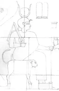 Relief of the Kushite ruler buried in Beg N. 32, often identified as Amanikhalika