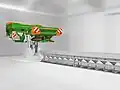 The new test hall for fertilizer spreaders with the ZA-M