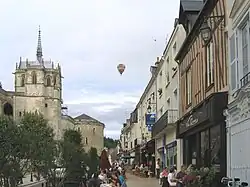 Amboise, street near the castle