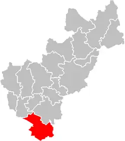 Location of the municipality in Querétaro